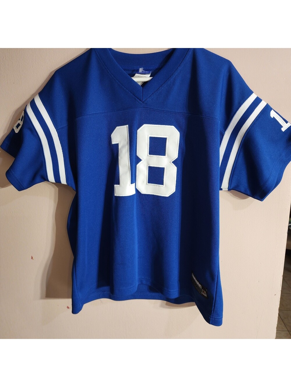 Indianapolis Colts Reebok NFL Manning #18 Blue Jersey XL